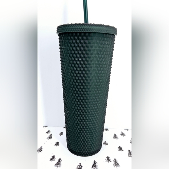Starbucks Matte Dark Green Studded Venti Tumbler NWT - Picture 2 of 5